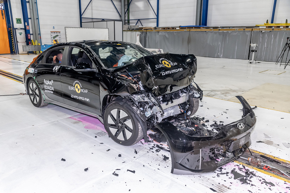 La Hyundai Ioniq 6 électrique obtient cinq étoiles aux crash-tests Euro NCAP 2022