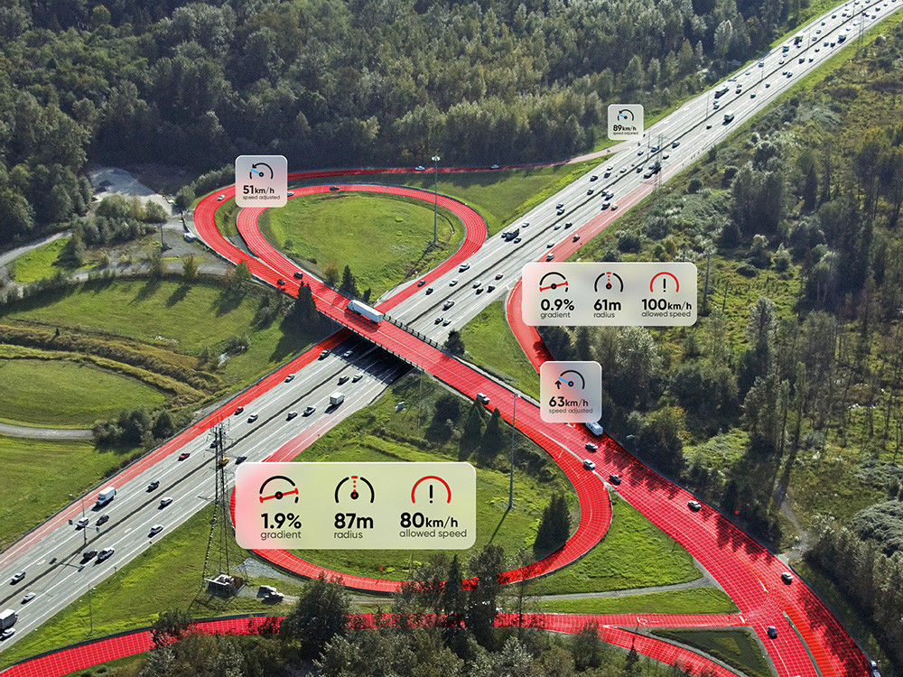 Les cartes ADAS permettent de répondre aux exigences en matière de sécurité du véhicule