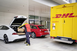 Le service « Audi connect easy delivery » permet la livraison dans le coffre de la voiture
