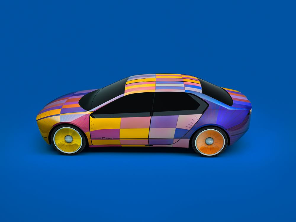 La technologie électrophorétique couleur peut faire évoluer la teinte de la carrosserie parmi 32 couleurs