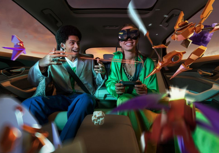 Le divertissement en réalité virtuelle embarque à bord des voitures