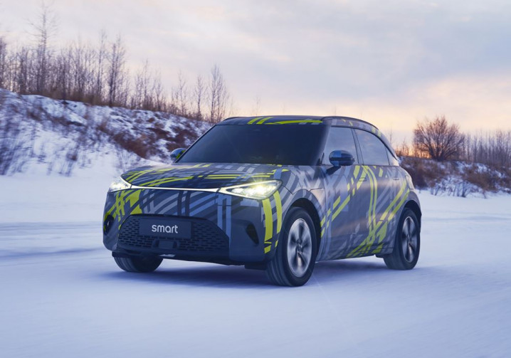 La smart #1 entièrement électrique passe une série d’essais de grand froid