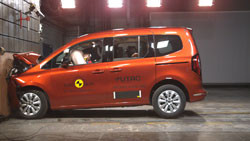 Le Nissan Townstar crédité de quatre étoiles sur cinq possibles aux crash-tests Euro NCAP
