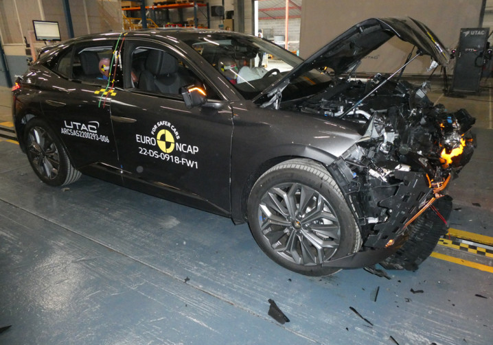 La DS 4 obtient quatre étoiles sur cinq possibles aux crash-tests Euro NCAP