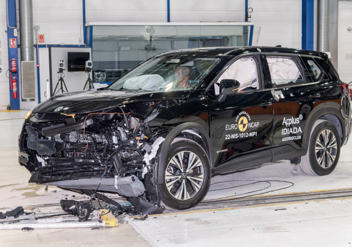 Le crossover familial Nissan X-Trail crédité de cinq étoiles aux crash-tests Euro NCAP