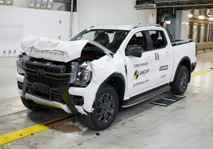 Le pick-up Ford Ranger obtient cinq étoiles aux crash-tests Euro NCAP 2022