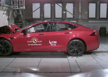 La grande berline électrique Tesla Model S obtient cinq étoiles aux crash-tests Euro NCAP 2022