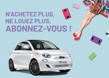 Un abonnement mensuel sans engagement pour la Fiat 500 électrique