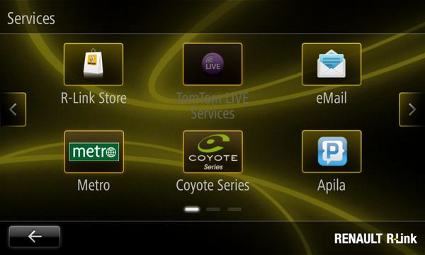 Une tablette intégrée et connectée R-Link dans les prochaines Renault