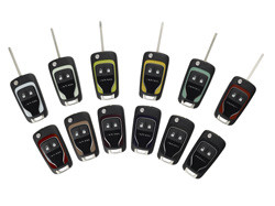 La clé de voiture devient personnalisée et assortie à la couleur de la carrosserie