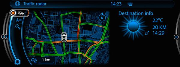 Le MINI Connected XL Journey Mate fournit des informations personnalisées