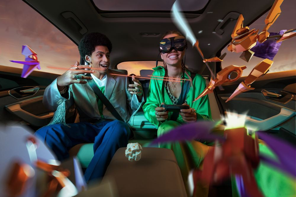 Le divertissement en réalité virtuelle embarque à bord des voitures