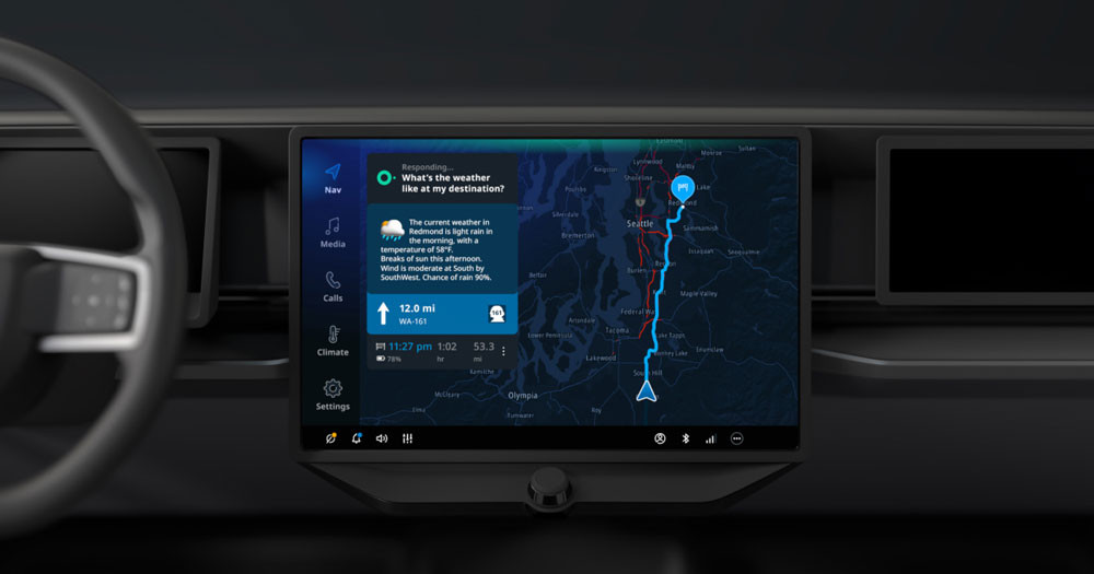 Un assistant automobile conversationnel à base d'intelligence artificielle générative dans la voiture