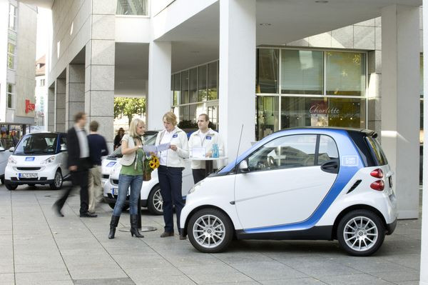 50 Smart Fortwo en libre-service à Ulm