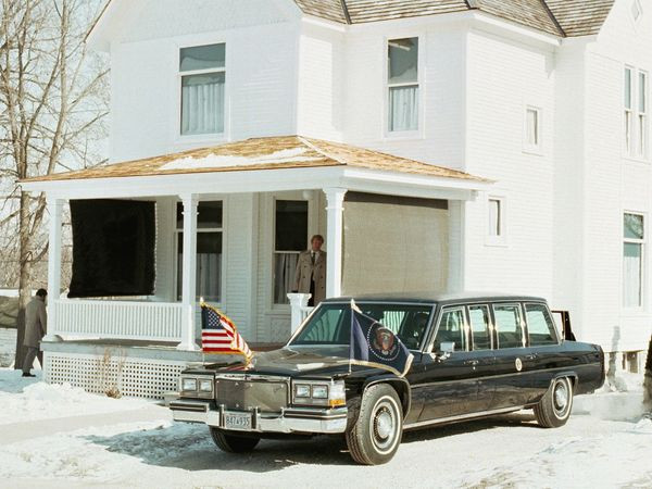 Une nouvelle limousine Cadillac pour le nouveau Président des Etats-Unis