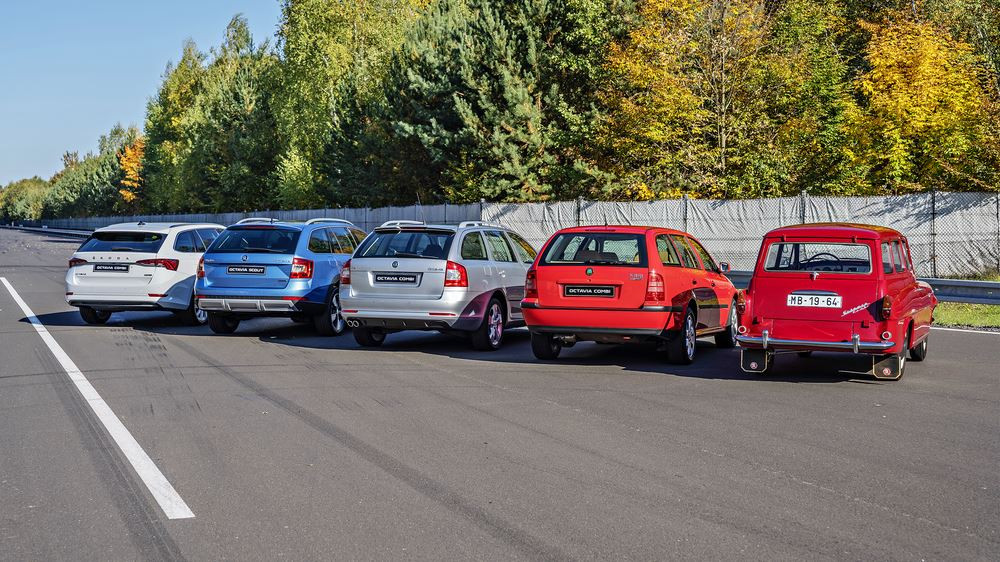 Le break Skoda Octavia Combi moderne fête ses 25 ans
