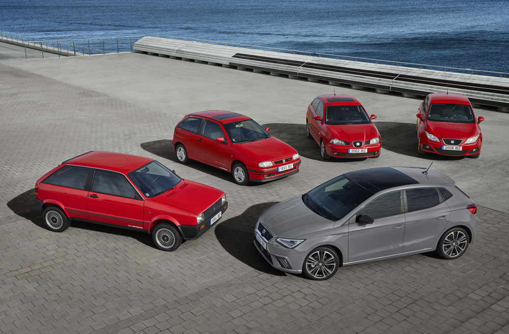 La Seat Ibiza fête ses 40 ans