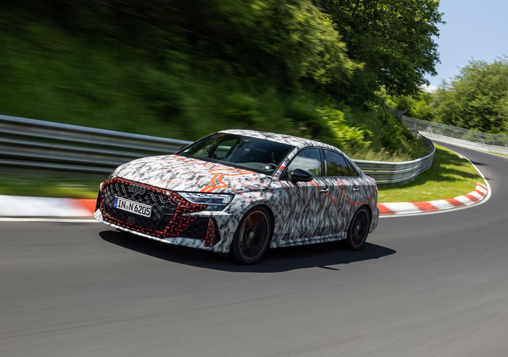 L'Audi RS 3 réalise un temps record dans la catégorie compacte sur le Nürburgring-Nordschleife