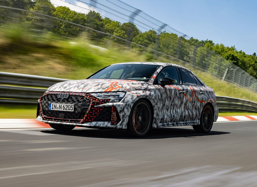 L'Audi RS 3 réalise un temps record dans la catégorie compacte sur le Nürburgring-Nordschleife