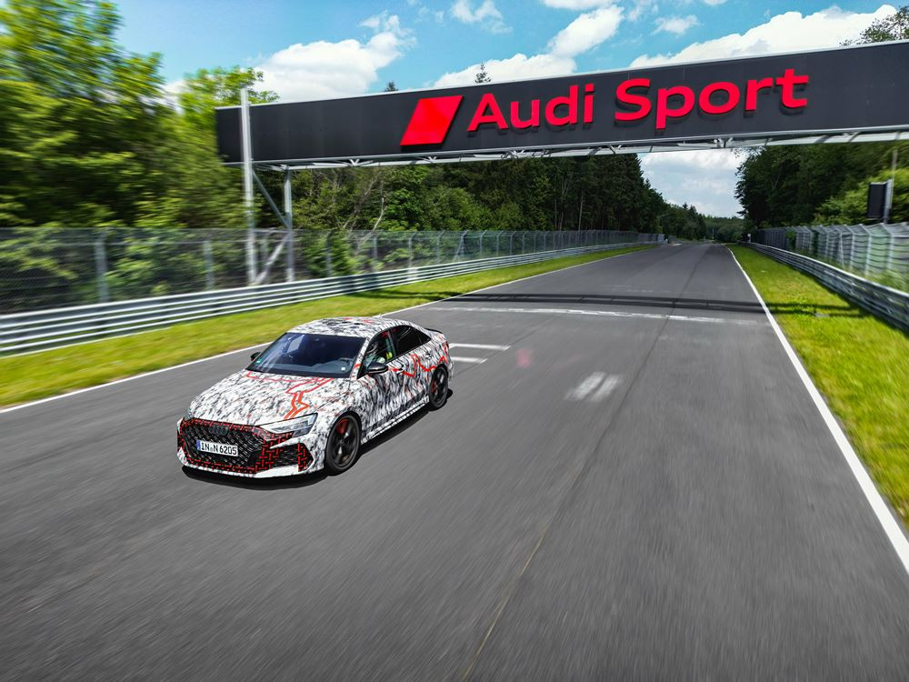 L'Audi RS 3 réalise un temps record dans la catégorie compacte sur le Nürburgring-Nordschleife