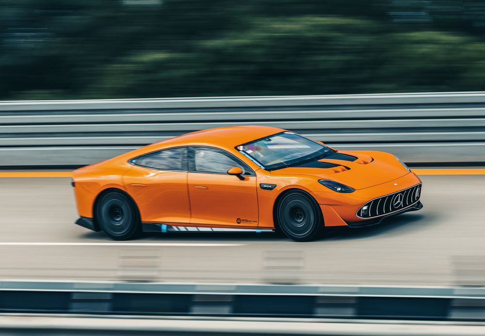 Le concept électrique AMG GT XX fait le tour du monde en huit jours