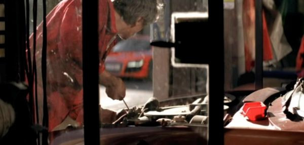 L’Audi R8 V10 fait sa pub à Maranello chez Ferrari