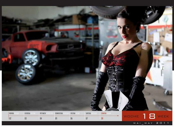 Le calendrier 2011 du photographe Carlos Kellá