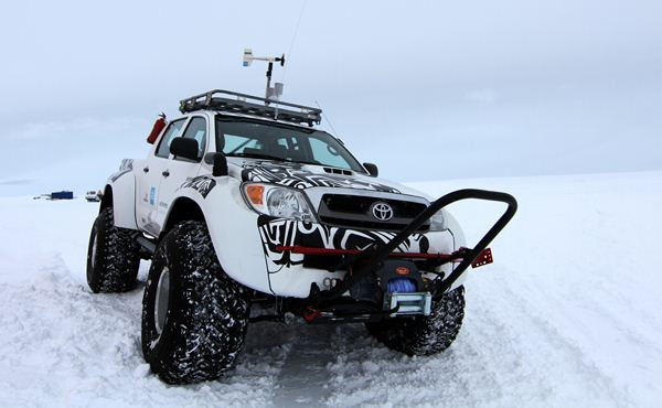 Des Toyota Hilux spécialement préparés à la conquête de l’Antarctique