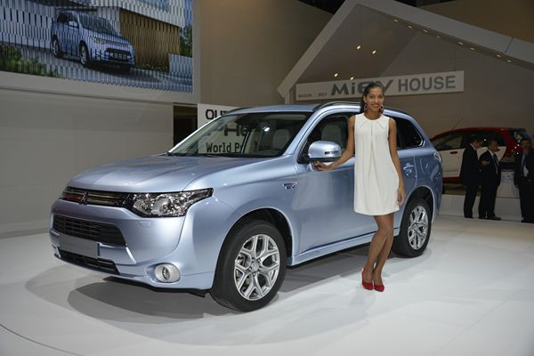 Les hôtesses du Mondial de l'Automobile de Paris 2012