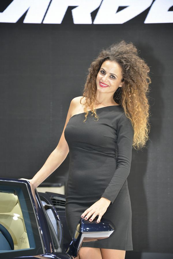 Les hôtesses du Mondial de l'Automobile de Paris 2012