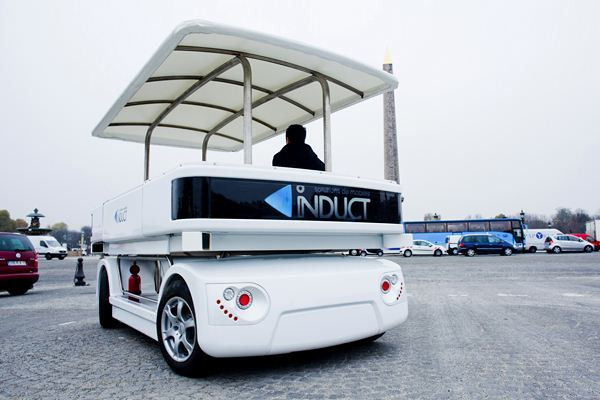 Une navette électrique robotisée sans chauffeur capable de rouler à 20 km/h
