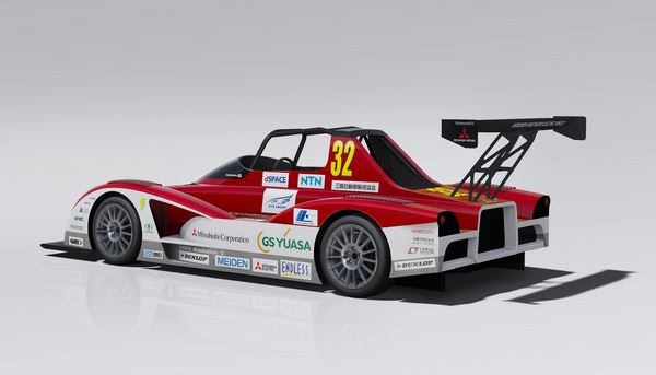 Un prototype électrique Mitsubishi MiEV Evolution II à la course de côte Pikes Peak