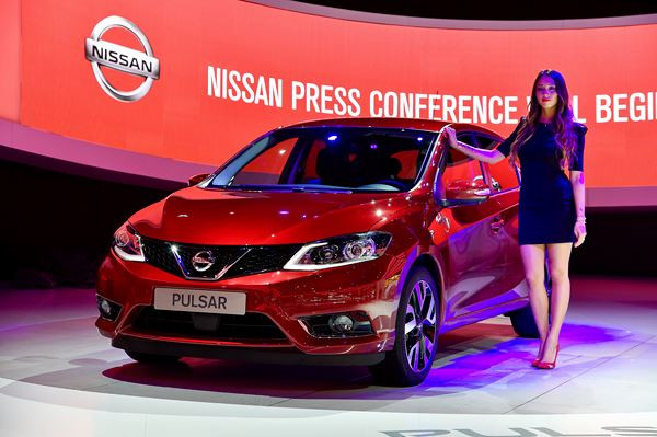 Les hôtesses du Mondial de l'Automobile de Paris 2014
