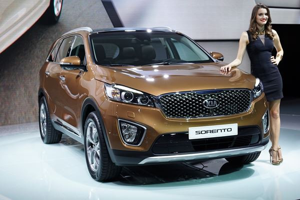 Les hôtesses du Mondial de l'Automobile de Paris 2014
