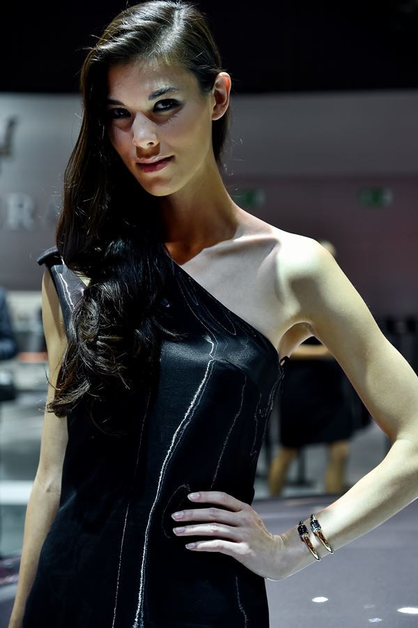 Les hôtesses du Mondial de l'Automobile de Paris 2014
