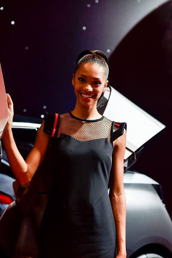 Les hôtesses du Mondial de l'Automobile de Paris 2014