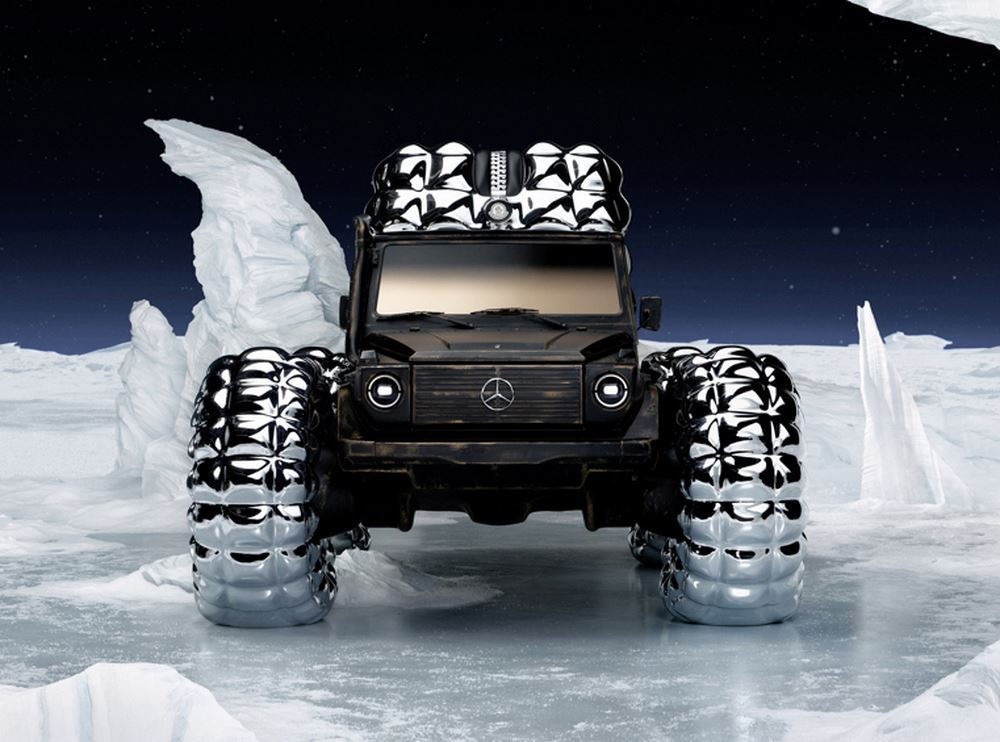 Project Mondo G: une oeuvre d'art qui fusionne la Classe G et les éléments de design de Moncler