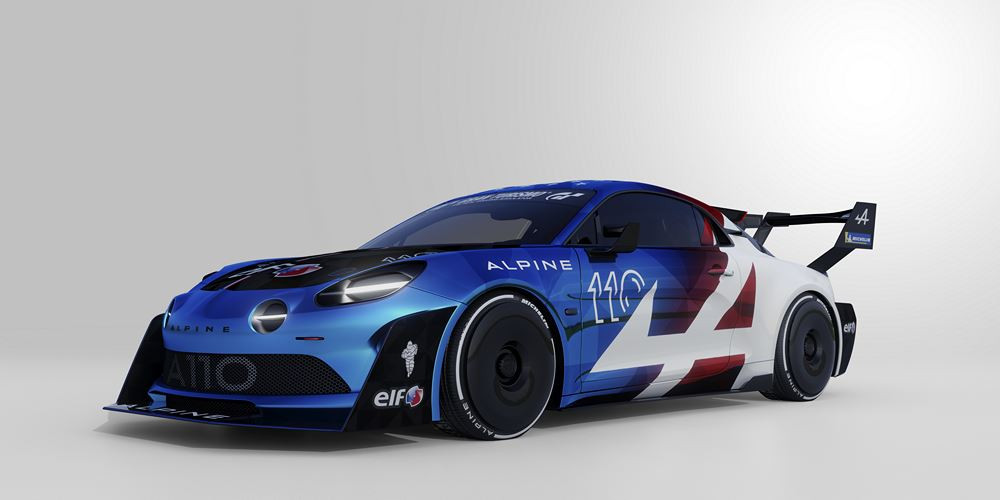 L'Alpine A110 Pikes Peak de 950 kilogrammes développe près de 500 chevaux