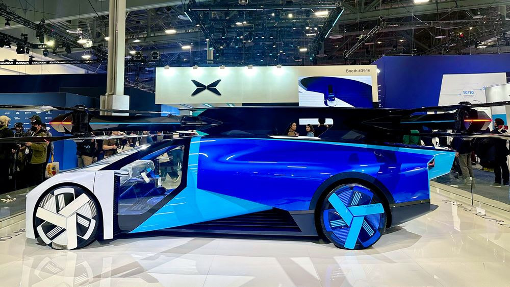 La supercar volante eVtol de XPeng Aeroht assure une transition fluide entre les modes route et vol