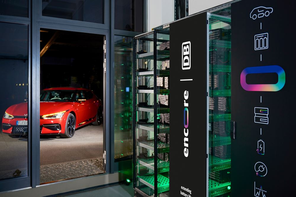 Des batteries usagées de véhicules électriques réutilisées pour le stockage d'énergie