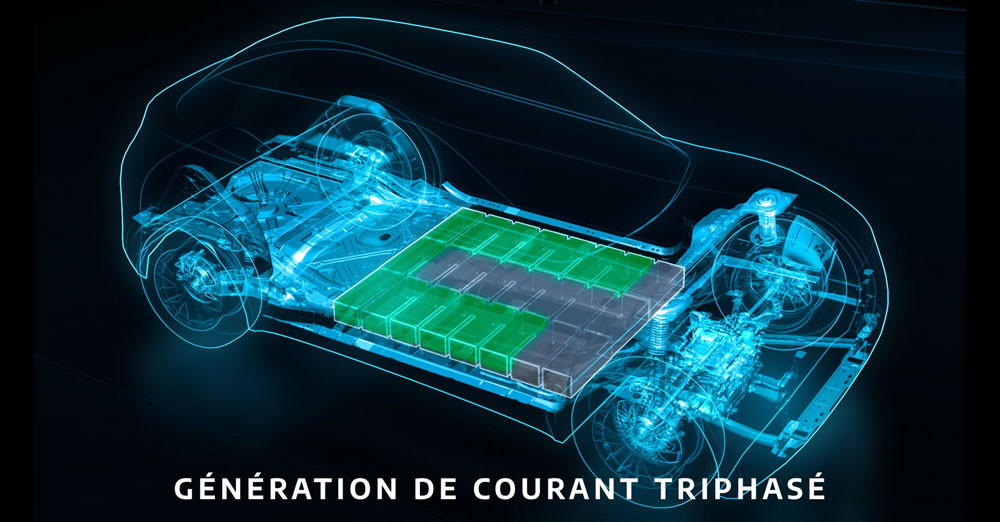 Une batterie intégrant les fonctions d'onduleur et de chargeur plus efficace pour les véhicules électriques