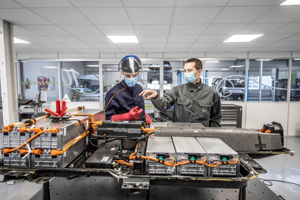 La batterie des véhicules électriques Volkswagen est démontable pour que toute pièce endommagée puisse être remplacée