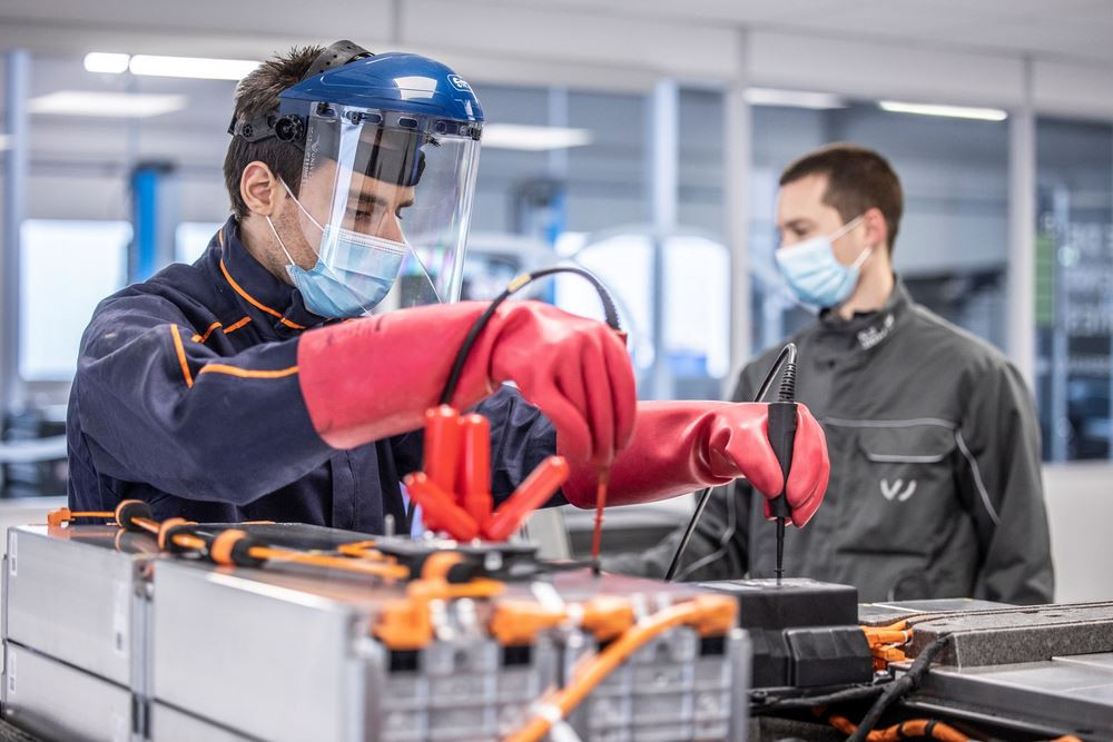 La batterie des véhicules électriques Volkswagen est démontable pour que toute pièce endommagée puisse être remplacée