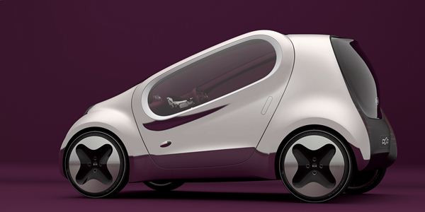 Un concept de microvoiture électrique Kia de trois mètres