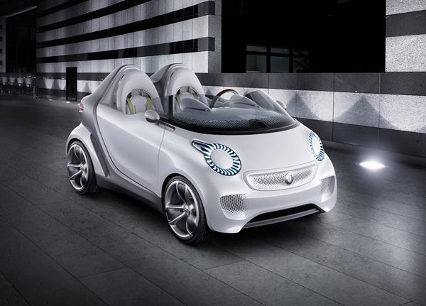 Smart présente un concept de roadster électrique à Genève