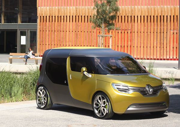 Zoom sur le concept Renault Frendzy de ludospace professionnel