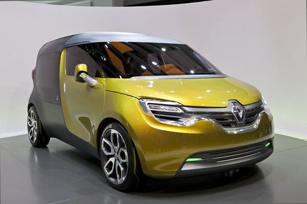 Zoom sur le concept Renault Frendzy de ludospace professionnel