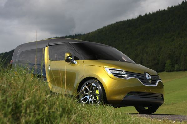 Zoom sur le concept Renault Frendzy de ludospace professionnel