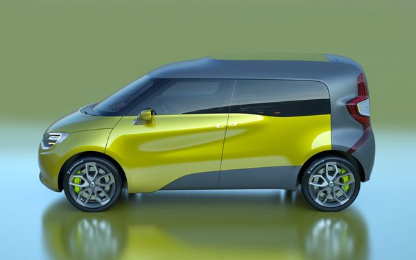 Zoom sur le concept Renault Frendzy de ludospace professionnel