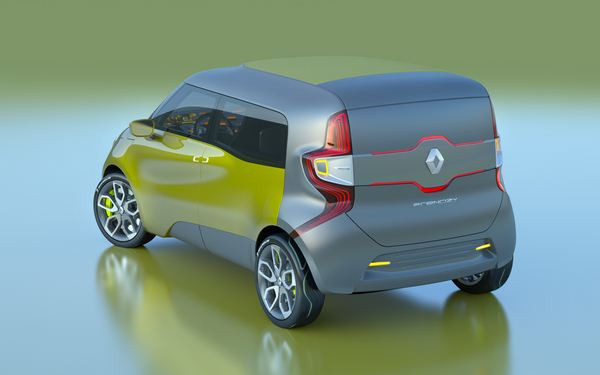 Zoom sur le concept Renault Frendzy de ludospace professionnel